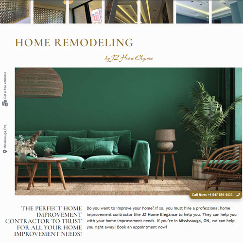 JZelegance Canada - WordPress website